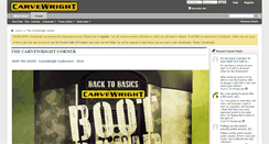 Desktop Screenshot of forum.carvewright.com